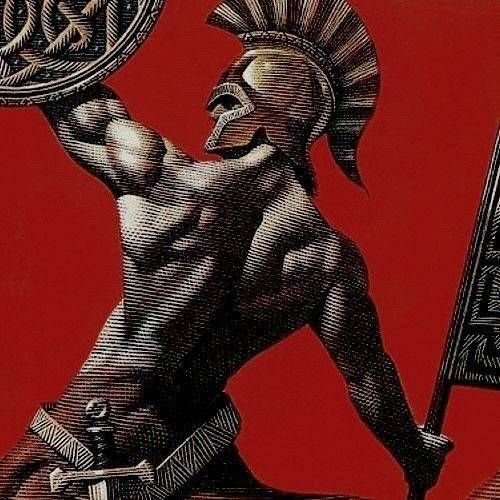 Illustration of a muscular Spartan warrior in armor, showcasing strength and agility. This image accompanies the article 'Primal Movement: Beginner's Guide to Mobility & Core Strength' to symbolize the power and functionality of primal movement exercises.